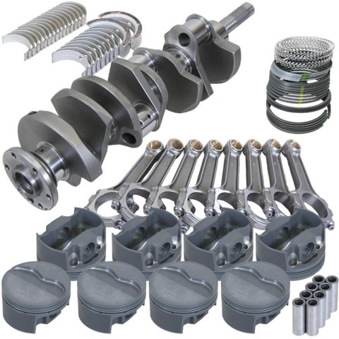 Eagle Ford FE 4.125in Crank 6.700in I-Beam Rods -7cc Flat Top 4.090in Pistons Rotating Assembly