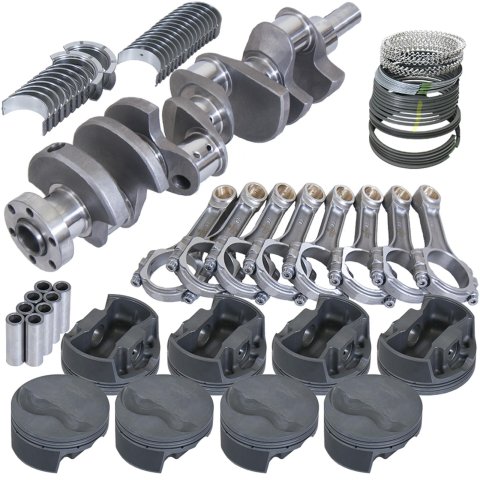 Eagle Ford 289/302 3.400in Crank 5.400in I-Beam Rods -6cc Flat Top 4.125in Pistons Rotating Assembly