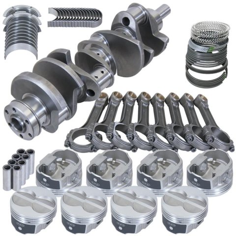 Eagle Ford 351W 4.000in Crank 6.200in I-Beam Rods -11cc Flat Top 4.040in Pistons Rotating Assembly