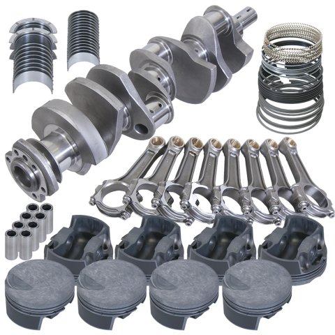 Eagle Chevy 454 4.250in Crank 6.385in I-Beam Rods -3cc Flat Top 4.320in Pistons Rotating Assembly