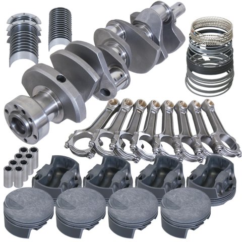 Eagle Chevy 454 1Pc 4.250in Crank 6.385in I-Beam Rod -3cc Flat Top 4.350in Pistons Rotating Assembly