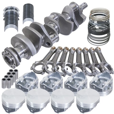 Eagle Chevy 454 4.250in Crank 6.385in I-Beam Rods -3cc Flat Top 4.320in Pistons Rotating Assembly