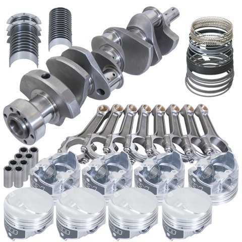 Eagle Chevy 454 1Pc 4.000in Crank 6.135in I-Beam Rods 12cc Dome 4.310in Pistons Rotating Assembly