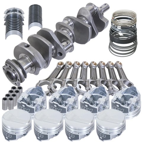 Eagle Chevy 454 4.000in Crank 6.135in I-Beam Rods 25.5cc Dome 4.350in Pistons Rotating Assembly