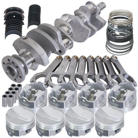 Eagle Chevy 396/402 3.766in Crank 6.135in H-Beam 17cc Dome 4.125in Pistons Rotating Assembly