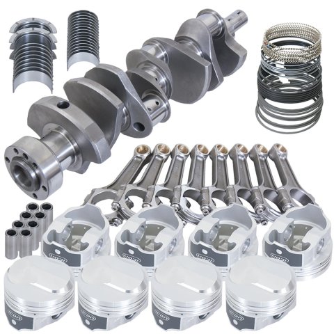 Eagle Chevy 454 1Pc 4.000in Crank 6.135in I-Beam Rods 38cc Dome 4.310in Pistons Rotating Assembly