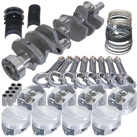 Eagle Chevy 454 1Pc 4.000in Crank 6.135in I-Beam Rod Closed Chamber 4.350in Piston Rotating Assembly