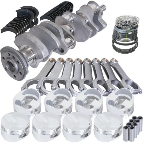 Eagle Chevy 400 3.875in Crank 6.000in H-Beam Stroker Rods -10.8cc 4.165in Pistons Rotating Assembly