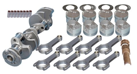 Eagle Chevy 454 4.250in Counterweight Crank 6.385in H-Beam 43cc 4.310in Pistons Rotating Assembly