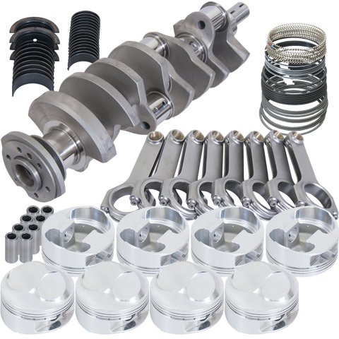 Eagle Chevy 502 4.250in Counterweight Crank 6.535in H-Beam 46cc 4.600in Pistons Rotating Assembly