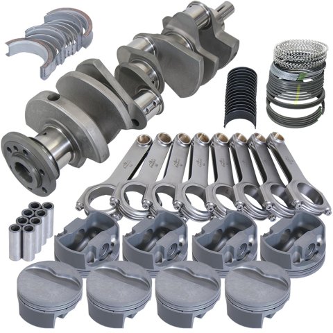 Eagle Pontiac 400 4.250in Crank 6.800in H-Beam -6cc Flat Top 4.155in Pistons Rotating Assembly