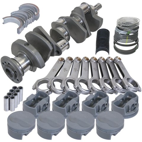 Eagle Pontiac 455 4.250in Crank 6.800in H-Beam -6cc Flat Top 4.185in Pistons Rotating Assembly