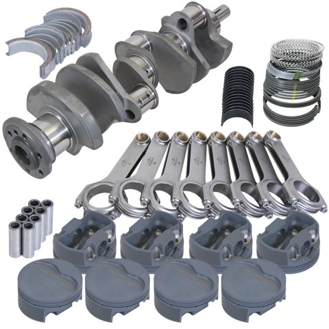 Eagle Pontiac 455 4.500in Crank 6.800in H-Beam -6cc Flat Top 4.155in Pistons Rotating Assembly