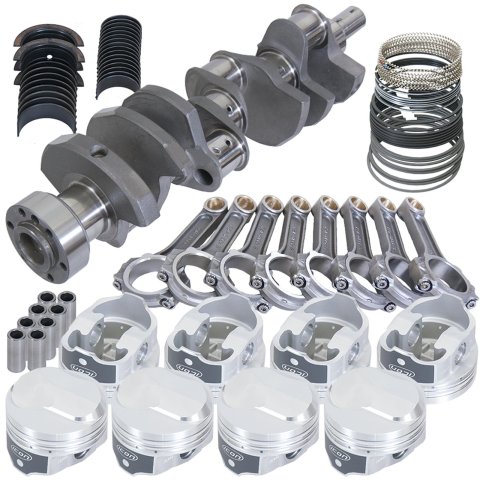Eagle Chevy 454 1Pc 4.000in Crank 6.135in I-Beam Rods 38cc Dome 4.280in Pistons Rotating Assembly