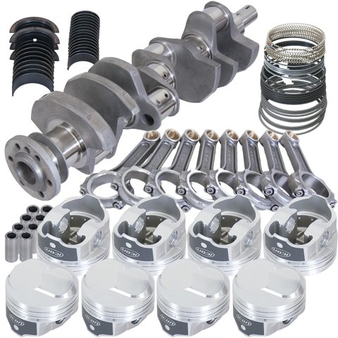 Eagle Chevy 454 4.000in Crank 6.135in I-Beam Rods 43cc Dome 4.250in Pistons Rotating Assembly