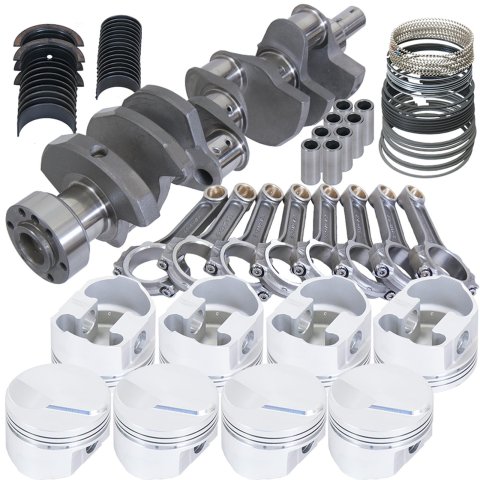 Eagle Chevy 454 1Pc 4.000in Crank 6.135in I-Beam Rods 14cc Dome 4.310in Pistons Rotating Assembly