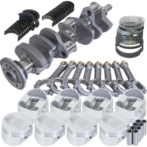 Eagle Chevy 350 3.750in Crank 5.700in I-Beam Rods Srp 7cc Dome 4.030in Pistons Rotating Assembly