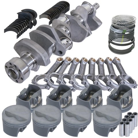 Eagle Chevy LT1 350 1Pc 3.480in Crank 5.700in I-Beam Rods -5cc 4.030in Pistons Rotating Assembly