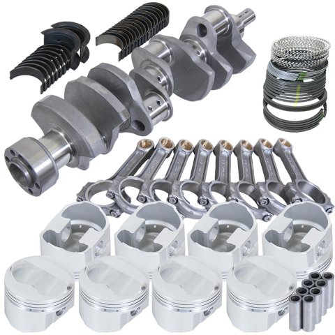 Eagle Chevy LT1 350 1Pc 3.750in Crank 5.700in I-Beam Rods 7cc Dome 4.030in Pistons Rotating Assembly