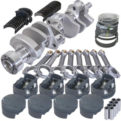 Eagle Chevy LT1 350 1Pc 3.750in Crank 6.000in I-Beam Rods 6cc Dome 4.040in Pistons Rotating Assembly