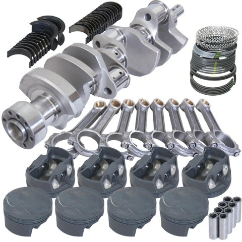 Eagle Chevy LT1 350 1Pc 3.750in Crank 6.000in I-Beam Rod 11cc Dome 4.060in Pistons Rotating Assembly