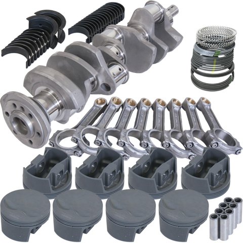 Eagle Chevy 400 3.750in Crank 5.700in I-Beam Rods -5cc Flat Top 4.125in Pistons Rotating Assembly
