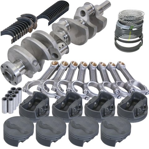 Eagle Ford 289/302 3.400in Crank 5.400in I-Beam Rods -6cc Flat Top 4.040in Pistons Rotating Assembly