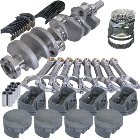 Eagle Ford 289/302 3.250in Crank 5.400in I-Beam Rods -6cc Flat Top 4.125in Pistons Rotating Assembly
