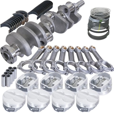 Eagle Ford 289/302 3.250in Crank 5.400in I-Beam Rod -11cc Flat Top 4.040in Pistons Rotating Assembly