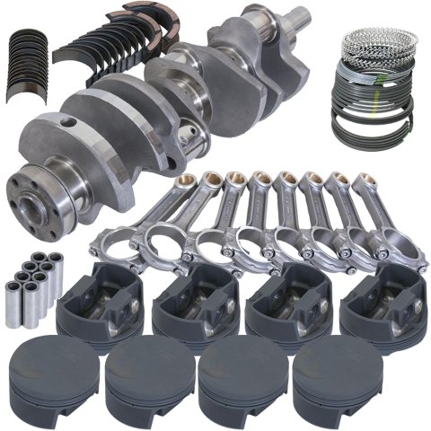 Eagle Ford 351C 3.850in Crank 6.000in I-Beam Rods -3cc Flat Top 4.030in Pistons Rotating Assembly
