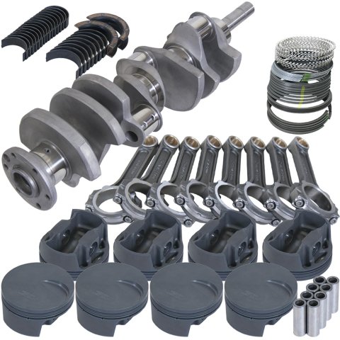 Eagle Ford 460 4.500in Crank 6.700in I-Beam Rods -3cc Flat Top 4.390in Pistons Rotating Assembly