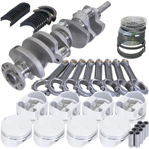 Eagle Ford 460 4.140in Crank 6.800in I-Beam Rods -3cc Flat Top 4.440in Pistons Rotating Assembly
