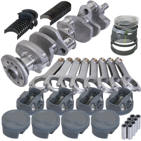 Eagle Chevy 350 3.750in Crank 6.000in H-Beam -16cc Inv Dome 4.060in Pistons Balanced Assembly