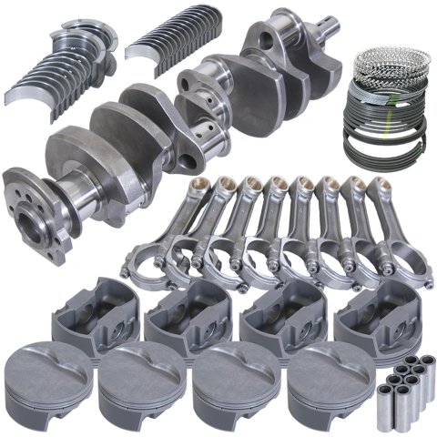 Eagle Chevy 350 3.750in Crank 6.000in I-Beam Rods -5cc Flat Top 4.060in Pistons Balanced Assembly