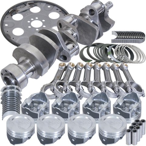 Eagle Chevy LT1350 1Pc 3.750in Crank 5.700in I-Beam Rods 4.040in Pistons 153 Tooth FP Bal Assembly