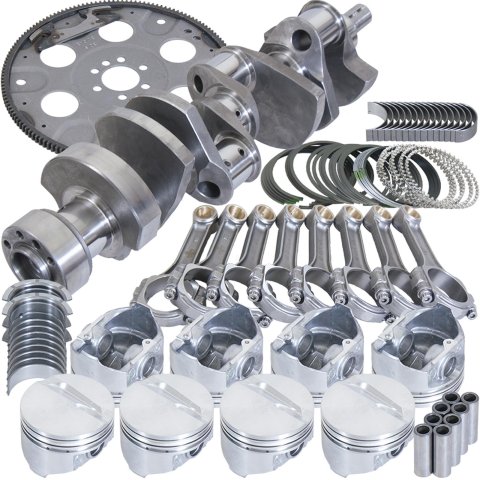 Eagle Chevy LT1350 1Pc 3.750in Crank 5.700in I-Beam Rods 4.040in Pistons 153 Tooth FP Blncd Assembly