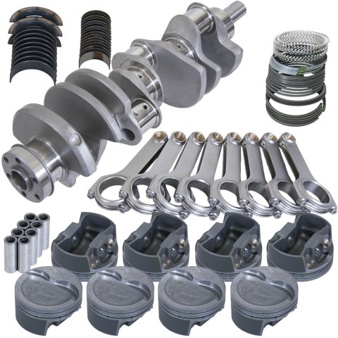 Eagle Ford 351W 4.000in Crank 6.250in H-Beam -26cc Inv Dome 4.125in Pistons Balanced Assembly