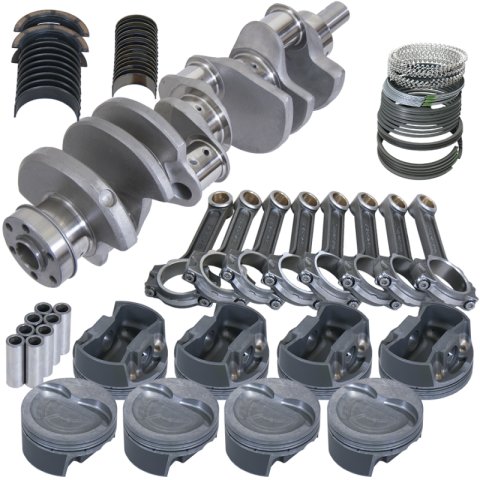 Eagle Ford 351W 4.170in Crank 6.250in I-Beam Rods -16cc 4.125in Pistons Balanced Assembly