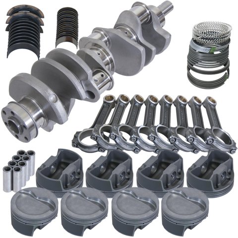 Eagle Ford 351W 4.000in Crank 6.250in I-Beam Rods -20cc Inv Dome 4.040in Pistons Balanced Assembly