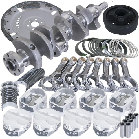 Eagle Ford 302 3.250in Crank 5.400in I-Beam Rods 4.000in Pistons 164 Tooth FP Balanced Assembly