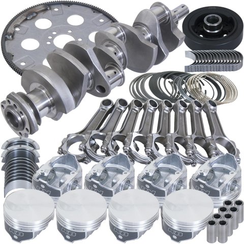 Eagle Chevy 454 4.250in Crank 6.385in I-Beam Rods -3cc Flat Top 4.350in Pistons Balanced Assembly