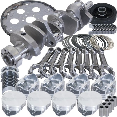 Eagle Chevy 454 1Pc 4.250in Crank 6.385in I-Beam Rod -3cc Flat Top 4.350in Pistons Balanced Assembly