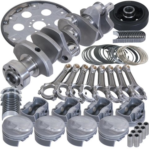 Eagle Chevy 454 1Pc 4.250in Crank 6.385in I-Beam Rods 4.280in Pistons 168 Tooth FP Balanced Assembly