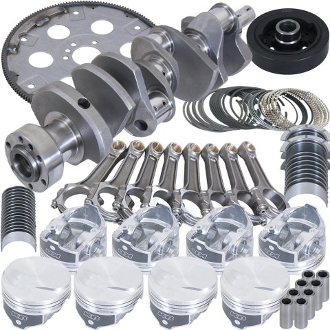 Eagle Chevy 454 1Pc 4.250in Crank 6.385in I-Beam Rods 17cc Dome 4.320in Pistons Balanced Assembly