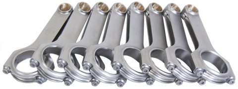 Eagle Chevrolet Small Block 6.200in Length Forged 4340 Steel H-Beam Rods - Set of 8