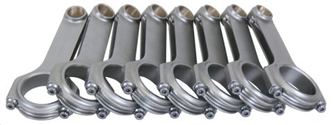 Eagle Chevrolet Big Block 6.535in Length ARP 2000 Bolts Forged 4340 Steel H-Beam Rods - Set of 8