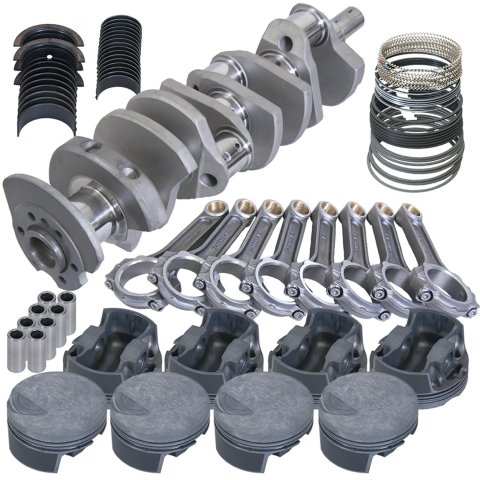 Eagle Chevy 454 4.250in Crank 6.385in I-Beam Rods -3cc Flat Top 4.280in Pistons Rotating Assembly