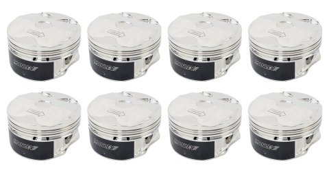 Manley 2018+ Ford Coyote 5.0L 6.75cc Dish 3.672in Bore 12:1 CR 22mm Pin Platinum Ext Duty Pistons
