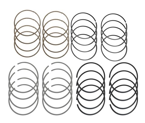Manley Chevrolet LS 5.3L Ring Set 3.780/3.785in 1.2mm 3mm Premium Steel Top Rings
