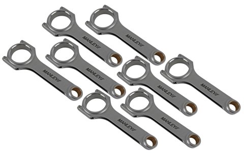 Manley Ford 5.4L Modular 6.657in. Length H-Beam Connecting Rod (Set of 8)